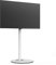 FITUEYES Design TV Ständer Weiss TV Stand für 32 bis 60 Zoll Höhenverstellbar Drehbar TV Standfuss Fernsehständer mit Luxuriösen Design Max. VESA 400 * 400