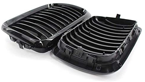 TOOWGM Schwarzer E36 Kühlergrill ABS Front Ersatz Haube Nieren Grill für BMW E36 97 98 99 für BMW 318i 323i 325i 320i 328i