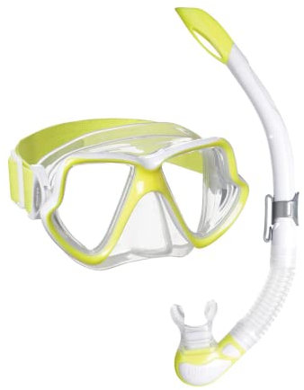 Schnorchelset Wahoo NEON mit Packsack/Drybag