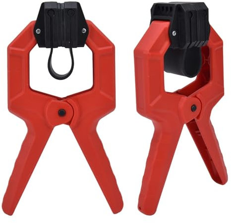 Federklemmen, 2 Stück Klemme G-Typ Klemmzwingen Mit Großer Spannweite Hohe Spannkraft Der Federzwingen Leimzwingen Holzbearbeitungsklammer Mit Gummiband Zimmermannsklemme Rutschfeste Schnellspan