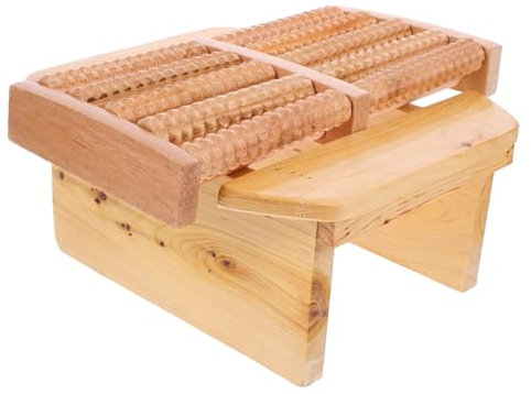 Healvian Heimwerkzeuge Geschenke Fußmassagegerät Für Plantarfasziitis Entspannungsgeschenke Holzfußroller Für Fußfersensporn Reflexzonenmassagegerät Toilettenhocker Massage-Tools