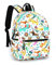 Treer 45cm Sac a Dos Enfant, Motif Cartoon 3D Cartable Fille Primaire, Cartable Garcon Primaire 10L, Cartable Stitch Oxford Imperméable Cartable pour Garçons Filles (45x30x17cm,Animal)