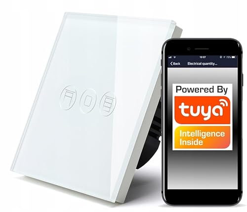 Rollladenschalter WiFi Touch Control TUYA weiß