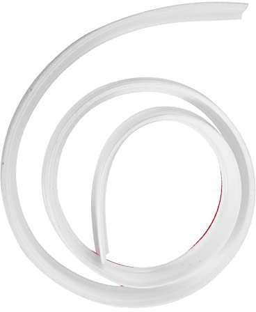 UKCOCO Deflector De Salpicaduras Para La Cocina Barrera De De Agua Fregadero Presa De Agua Umbral De La Ducha Tira De Retención De Agua Junta De Plato De Ducha Flexible Gel De Sílice
