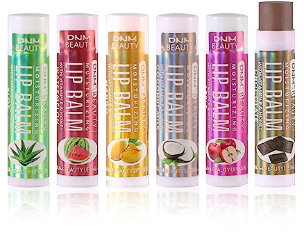 CHSEEO 6 Pcs Temperatur Lippenbalsam Set, Feuchtigkeitscreme Temperatur Lipgloss Langanhaltende Lippenstift, Kosmetik Makeup Set für Mädchen und Frauen Weihnachten Muttertag Geschenk - C