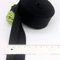 Schrägband Baumwolle 30mm Gefalzt 33 Farben zum nähen Nahtband (Schwarz, 10 Metre)
