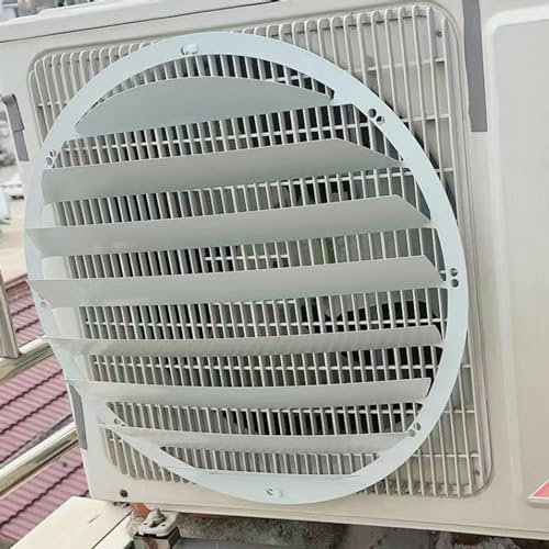 Deflector de Aire Acondicionado para Unidad Exterior,Deflector de Salida de Aire Protector contra el Viento Que sopla Directamente,Rejillas Protectoras del Condensador del compresor de CA