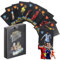 DAJILI Football Star Cards, 55Pcs Gold Foil 2024/2025 Champions Premier League Collectible Football cards, 2024 Euro Football Cards, Top Football Cards, Present for Birthday Christmas