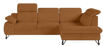 Robin Inspire Iverto Ecksofa, Schlafsofa, Rechts, Karamell