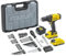 STANLEY FATMAX V20 Trapano avvitatore 18 V con 2 batterie 2 Ah + 100 accessori SFMCW223B-XJ