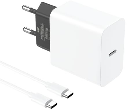 Chargeur USB C 30 W pour Google Pixel 9/9 Pro/9 Pro Fold/ 8/8a/8 Pro/7/7a/6/6a, Aptateur Secteur Type C, 2 M Câble USB C Chargeur