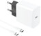Chargeur USB C 30 W pour Google Pixel 9/9 Pro/9 Pro Fold/ 8/8a/8 Pro/7/7a/6/6a, Aptateur Secteur Type C, 2 M Câble USB C Chargeur