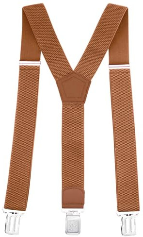 Glamexx24 Hosenträger für Herren Einstellbar und Elastisch, Y Form, Breit 4 cm mit 3 Starken Clips Einheitsgröße Hosenträger für Männer und Damen