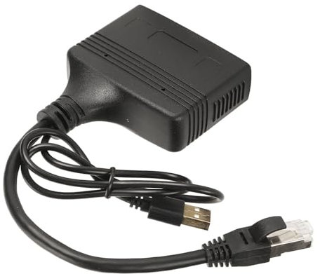 Splitter Ethernet da 1 a 3, Splitter di Cavo Ethernet Ad Alta velocità 1000 Mbps 3 Dispositivi di Rete Simultanea NETWARE 1000 Mbps Connettore Estensione Porta per Cat5 5E 6 7 8 Cavo