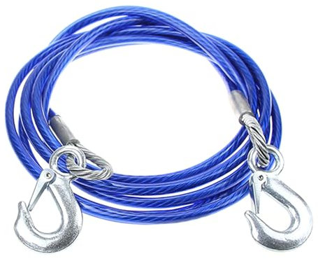 Corde de remorquage 4/5 m avec crochet pour remorque Suv Heavy Duty Toe Câble de treuil avec charge de 3/5/7 tonnes