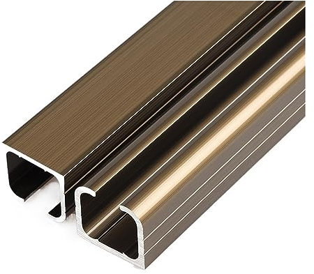 Scheunentor-Bausatz, 2,5 Dicke Schiebetür-Falttrennwand, Tür-Schiebetür-Hardware-Schiene, Holztür-Hängeschiene(2.5Thick,1.0m)
