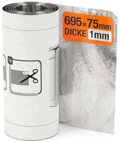Dampfsperre Geschirrspüler 695×75×1 mm | Dampfschutzfolie Geschirrspüler mit Originalcode 1855840300 482000026325 481246678388 C00036547 C00319875 434799 für Beko für Whirlpool für Indesit