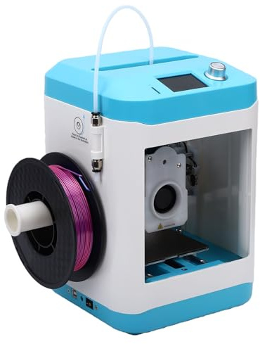 Socobeta Mini 3D-skrivare Förmonterad för Barn Nybörjare med Automatisk Utjämning Kompakt Storlek 3,94x4,33x3,94 (#1)