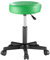Casaria® Rollhocker Höhenverstellbar 10cm Polsterung 46-60 cm Sitzhöhe 360° Drehbar Ø 35cm Rund Rollen Bürohocker Drehhocker Arbeitshocker Hocker Grün
