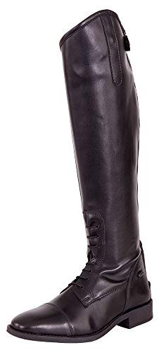 BR Stivali da equitazione Premiere Chico nero imitazione pelle zip posteriore inserto elastico