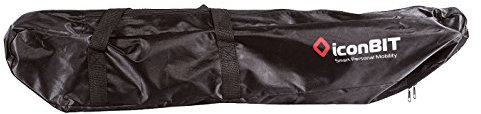 IconBIT Kickscooter Bag Tasche Für Tretroller, Schwarz, Uni