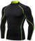 SANANG Fitness Langarm-T-Shirt für Männer mit schnelltrocknender, vakuumatmungsaktiver Kompressionsunterwäsche, weiß, schwarz, S-2XL
