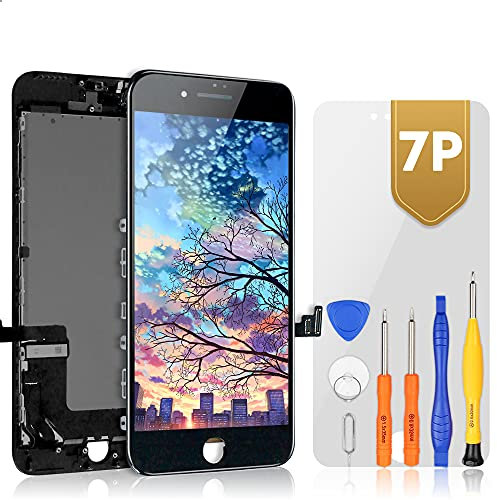 Bokman for iPhone 7 Plus Black Screen Replacement Parts Display Assembly Front Panel