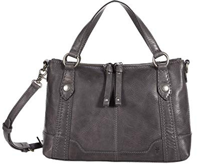 FRYE Damen Melissa Medium Crossbody Umhängetasche, Carbon