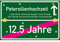 vanva Petersilienhochzeit Schild Petersilienhochzeit Ortsschild 30x20 cm Liebe Hochzeit 12,5. Hochzeitstag Party Deko Geschenke Dekoration Hochzeits-Deko Petersilienhochzeit Geschenkideen