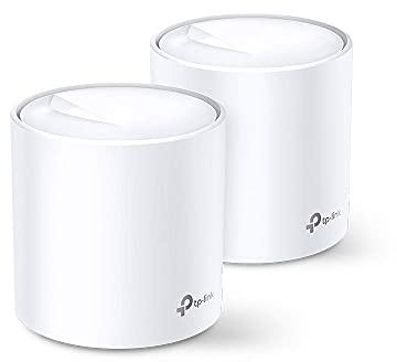TP-Link Deco X20 AX1800 Whole Home Mesh Wi-Fi 6 System, Up to 4000 Sq ft Coverage, 1 GHz Quad-Core CPU, Compatible with Amazon Alexa, HomeCare™ Antivirus and Parental Controls, Pack of 2 (Renewed)
