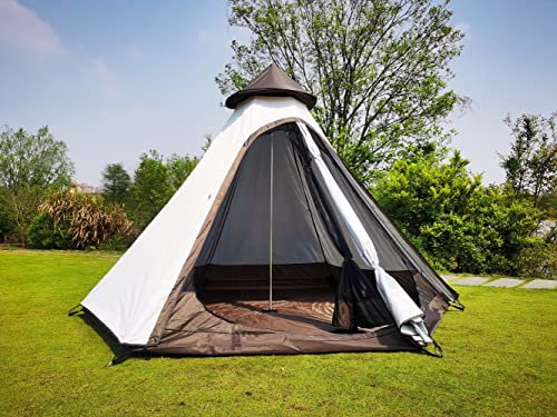 Siborter Indisches Tipi-Zelt für 2 bis 4 Personen, wasserdicht, für Camping