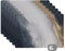 Placemats Platzdeckchen Platzset Tischset 6-teilig Tischdeko Untersetzer 45x30 cm Abstrakt - Farbe - Gold - Schwarz - Marmor