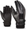 LAIFEKE Herren Neue Touchscreen Handschuhe Winterhandschuh PU-Lederhandschuhe rutschfeste Motorradhandschuhe Samt Fahrhandschuhe (Stil 1-Schwarz)