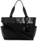 GUESS Damen Eco Gemma Travel Tote Reisetasche, Tragetasche, Schwarz