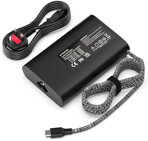 65W HP USB C Laptop Charger, Type-C Slim & Efficient Power Supply Cable Adapter for HP Elitebook X360 830 840 1030 1020 1040, Chromebook X360, Spectre X360, ProBook X360, Pavilion x2, Envy X360
