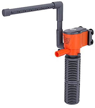 Irishom Mini Filtro Acuario 3 en 1 de 5 W, Filtro de Esponja para Peces de Acuario, Suministro de Oxígeno, Filtro de Bomba de Aire Silencioso para Todas Las Peceras Pequeñas