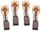 NOQUKA CB-430 New Carbon Brush Set for Makita DGA452, DJV140, DJV180, BJS160, BJS161, BGA450, BGA452（4Pcs）
