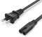 5ft AC Power Cable for Sony PS5 PS4 PS3 PlayStation 5 4 3, Xbox One S, Xbox One X, Xbox Series X/S, Monitor Speaker TV Printer, 2 Pin Replacement (Cable Listed