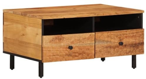 vidaXL Couchtisch 80x54x40 cm Massivholz Akazie