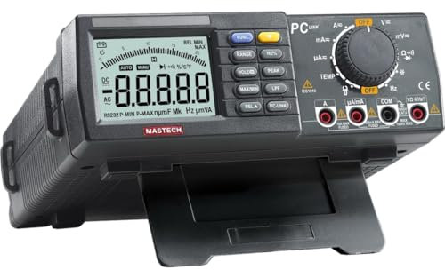 MASTECH MS8040 MS8050 Bench Type Multimeter 22000/53000 counts AC DC Voltage Current Auto Range Bench Multimeter True RMS Low-pass Filtering With RS-232 Interface(MS8040)