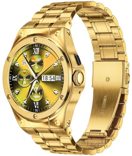 SUPLINK Custodia in acciaio inox con cinturino compatibile con Google Pixel Watch 2, cinturino di ricambio per Google Pixel Watch 2/1 Case (nero), 41mm (For Google Pixel Watch 1/2/3), Acciaio