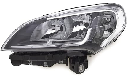 EDA PREMIUM auto Scheinwerfer Links 51974244 passend für FIAT DOBLO 2015-2022, elektrisch, mit Motor, H7/H7, W21W, WY21W, ECE