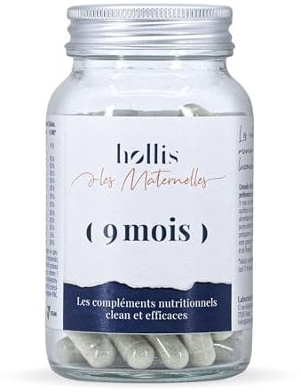 Hollis - Complément alimentaire 9 mois | 90 gélules
