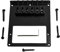 DIAO79NI Moderne Humbucker Telecaster Bridge, 51,5 mm Saitenabstand, kompatibel mit Humbucker-Tonabnehmer (schwarz)