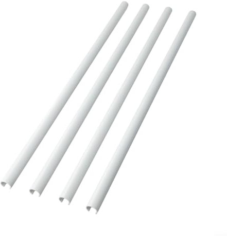 Feegow 4pcs Radiator Pipe Covers A Convenient Solution For Home Decor Enhancement, Radiator Guard Sleeves Gas Water Pipe Covers For Any Pipes(White-500mm)