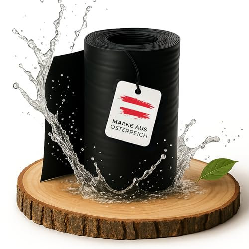 Folienkönig® Teichfolie 2x5m – Reißfeste Hochbeetfolie, Teichplane für Miniteiche & Bachläufe – UV-stabil, wasserdicht, PE-Folie, 150 µm, 5-lagig – Garten & Außenbereich