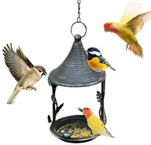 Vogelfutterhaus Für Den Außenbereich Metall Retro Vogelfutterstation Deko