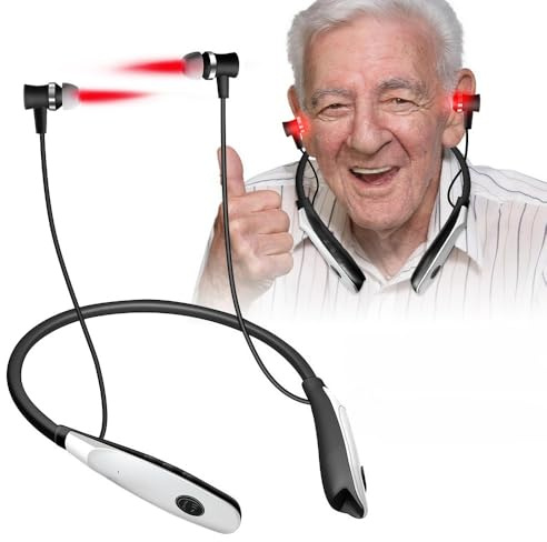 Aurivo Rehears Rotlicht Kopfhörer Infrarot Ohrstöpsel - 650nm Rotlicht Gerät Für Nase Und Ohren, Tinnitus Linderung,Schlafhilfe (2pcs)