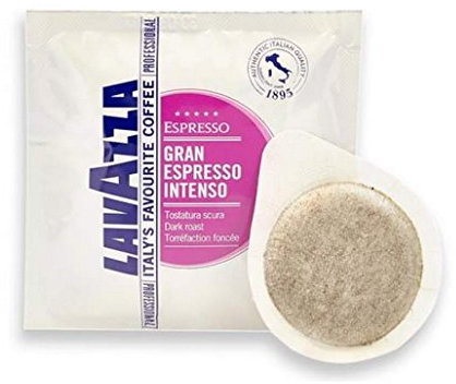 LAVAZZA Lot de 750 dosettes en papier ESE 44 mm Grand expresso Intenso Mokona/Tasse compatibles