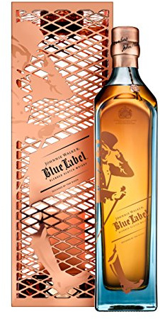 Johnnie Walker Blue Label Whisky, 70 cl Tom Dixon Limited Edition Gift Pack